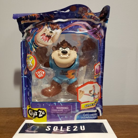 Space Jam Heroes of Goo Jit Zu Lebron James Regular & Power Bugs Bunny Tasmanian - Picture 5 of 5